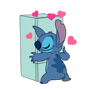 Стикер Стич и Новый год #18 ВКонтакте