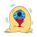 Стикер Стич и Новый год #23 ВКонтакте