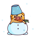 Стикер Свинцент #9 ВКонтакте