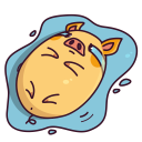 Стикер Свинцент #13 ВКонтакте