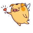 Стикер Свинцент #17 ВКонтакте