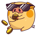 Стикер Свинцент #38 ВКонтакте