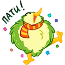 Стикер Киви Иви #12 ВКонтакте