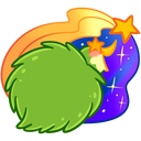 Стикер Киви Иви #14 ВКонтакте