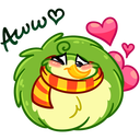 Стикер Киви Иви #18 ВКонтакте