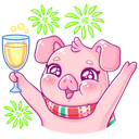 Стикер Зимний Тимоша #7 ВКонтакте