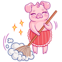 Стикер Зимний Тимоша #17 ВКонтакте