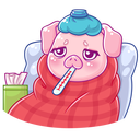 Стикер Зимний Тимоша #34 ВКонтакте