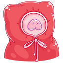 Стикер Зимний Тимоша #37 ВКонтакте