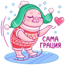 Стикер Зимний Тимоша #38 ВКонтакте