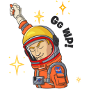 Стикер Королевские стикеры #18 ВКонтакте