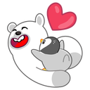 Стикер Зимние друзья #36 ВКонтакте