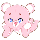 Стикер Мишка Теодор #15 ВКонтакте