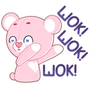 Стикер Мишка Теодор #44 ВКонтакте