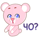 Стикер Мишка Теодор #47 ВКонтакте