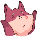 Стикер Рози и Вайлет #9 ВКонтакте