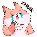 Стикер Рози и Вайлет #43 ВКонтакте