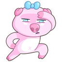 Стикер Мистер и Миссис Свин #16 ВКонтакте