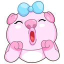 Стикер Мистер и Миссис Свин #25 ВКонтакте