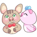 Стикер Мистер и Миссис Свин #31 ВКонтакте