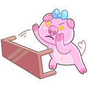 Стикер Мистер и Миссис Свин #36 ВКонтакте