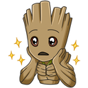 Стикер Ракета и Грут #33 ВКонтакте