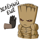 Стикер Ракета и Грут #36 ВКонтакте