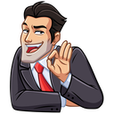 Стикер Секретный агент #10 ВКонтакте