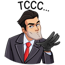 Стикер Секретный агент #11 ВКонтакте