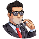 Стикер Секретный агент #28 ВКонтакте