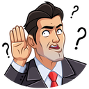 Стикер Секретный агент #37 ВКонтакте