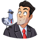 Стикер Секретный агент #40 ВКонтакте