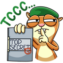 Стикер Оливер #11 ВКонтакте