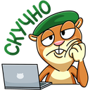 Стикер Оливер #20 ВКонтакте