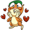 Стикер Оливер #38 ВКонтакте