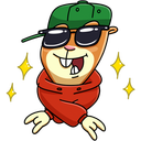 Стикер Оливер #42 ВКонтакте