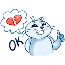 Стикер Бельчик #38 ВКонтакте