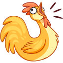 Стикер Блин и Чик #2 ВКонтакте