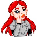 Стикер Рыцарька #11 ВКонтакте