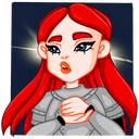 Стикер Рыцарька #15 ВКонтакте