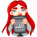 Стикер Рыцарька #26 ВКонтакте