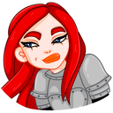 Стикер Рыцарька #39 ВКонтакте