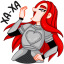 Стикер Рыцарька #41 ВКонтакте