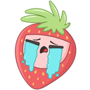 Стикер Клубничка #10 ВКонтакте