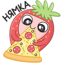 Стикер Клубничка #30 ВКонтакте