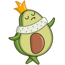 Стикер Авокадик #22 ВКонтакте