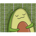 Стикер Авокадик #32 ВКонтакте