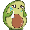 Стикер Авокадик #34 ВКонтакте