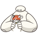 Стикер Бэймакс #11 ВКонтакте