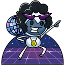 Стикер Вэл #37 ВКонтакте